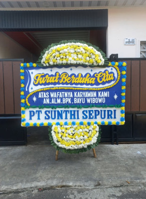 Papan Bunga Duka di Tompotikka